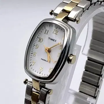 TIMEX INDIGLO 여성 손목시계 작동 콤비 컬러 실버 골드 쿼츠