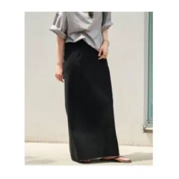 R'IAM 다이버 타이트 스커트 블랙 38 새상품급