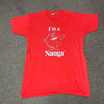 레어 70s Nauga monster T셔츠 XL