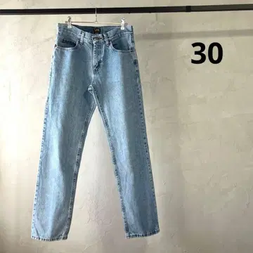Lee 레귤러 핏 라이트 블루 데님 청바지 멕시코제