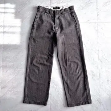 VAINL ARCHIVE x Dickies 세미 와이드 데님 그레이 28
