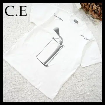 [새상품급] C.E. 씨이 그래픽 티셔츠 화이트 코튼 M사이즈