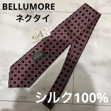 새상품 BELLUMORE 넥타이 실크 100%