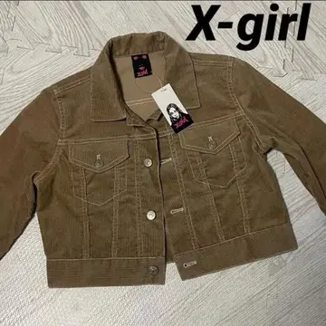 [택 포함 새상품] X-girl 코듀로이 자켓 베이지 사이즈 2 Y2K