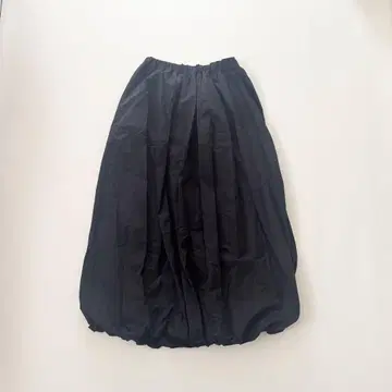 나곤스탠스 벌룬 스커트 24년제 코튼 새상품급 블랙