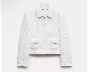 ZARA ZW 컬렉션 트위드 자켓
