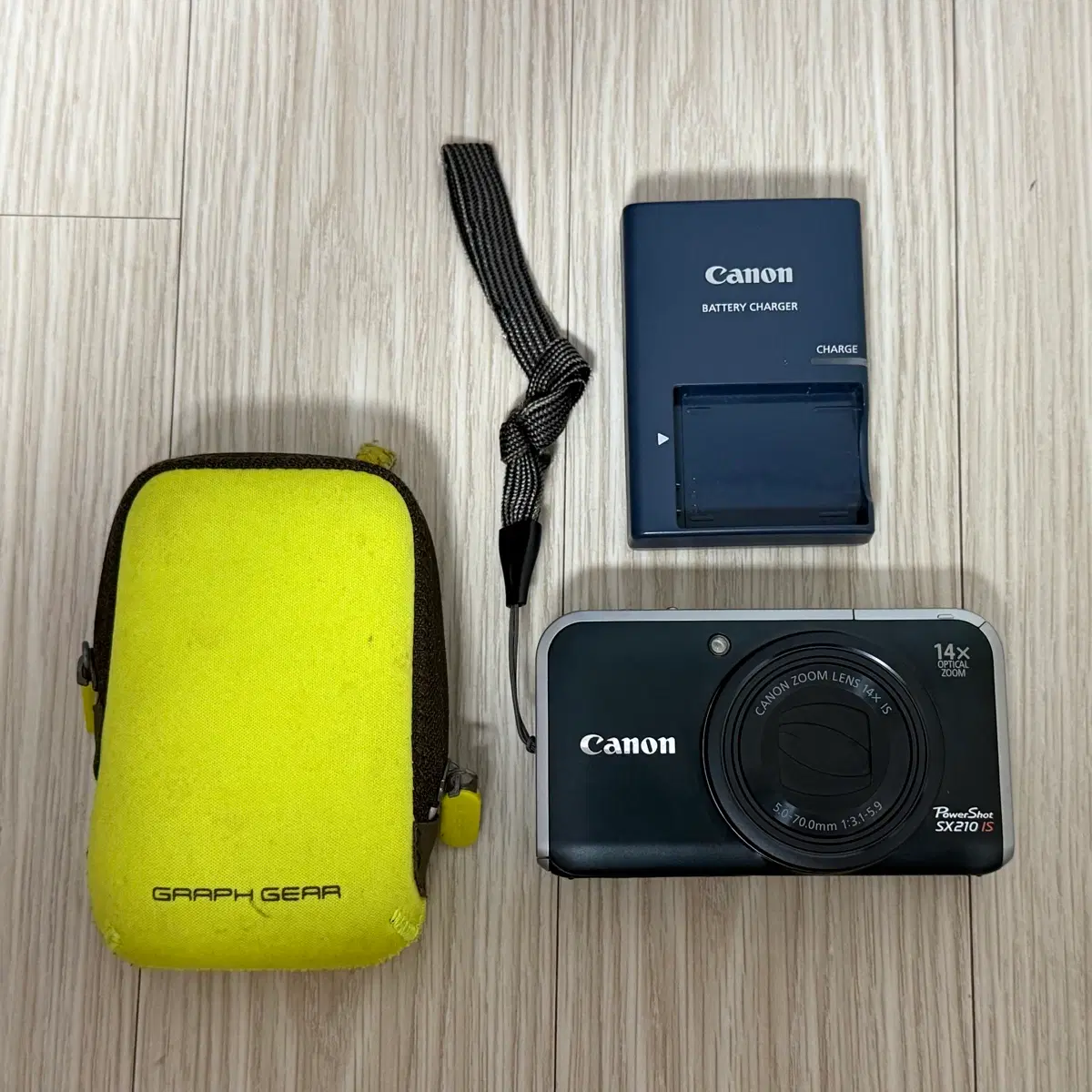 캐논 PowerShot SX210 IS 블랙 디지털 카메라 | 브랜드 중고거래