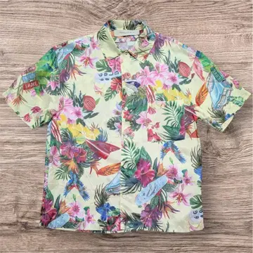 레어 GOLDEN GOOSE 골든구스 트로피컬 프린트 셔츠