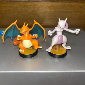 포켓몬 amiibo 리자몽 뮤츠
