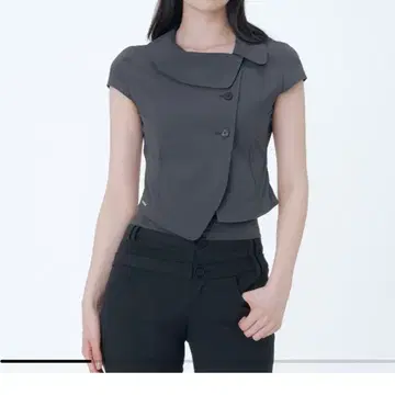 미세키서울 Crop round collar jacket CHARCOAL | 자켓 | 번개장터