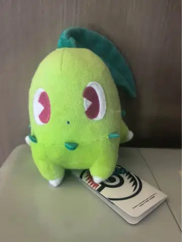 포켓몬 치코리타 사이코 소다 봉제 인형