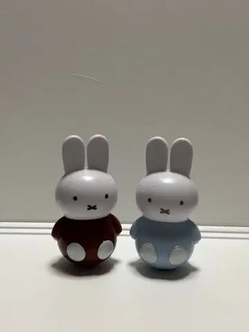 미피 피규어 브라운 블루 세트 오키아가리코보시 귀여운 토끼