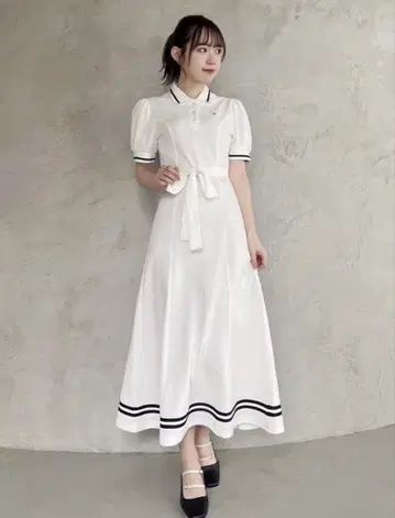 [ 미사용 새상품 ] [ POLO BCS 콜라보 ] 폴로 셔츠 원피스