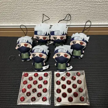 미사용 새상품 NARUTO SD 인형 카카시 사륜안 통통 스티커