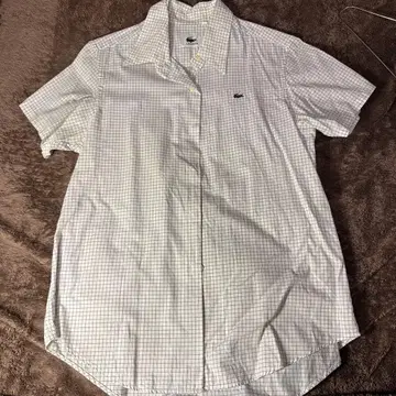 LACOSTE 반팔 체크 셔츠 swag yoko