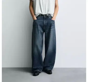 미사용품 ZARA BAGGY FIT DENIM 데님 청바지 자라