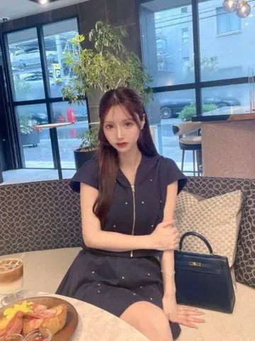 새상품 lumignon 키라키라 셋업 네이비
