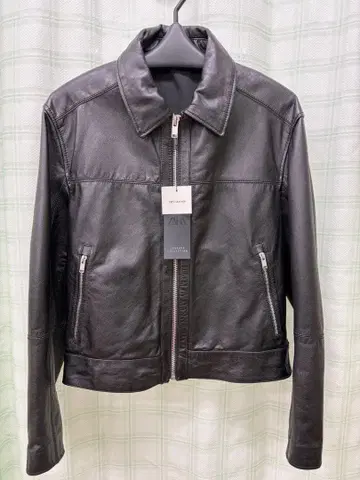 ZARA 블랙 가죽 자켓 S 새상품 택 포함