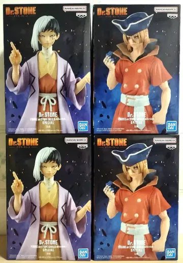 Dr STONE 나나미 류스이 아사기리 겐 피규어