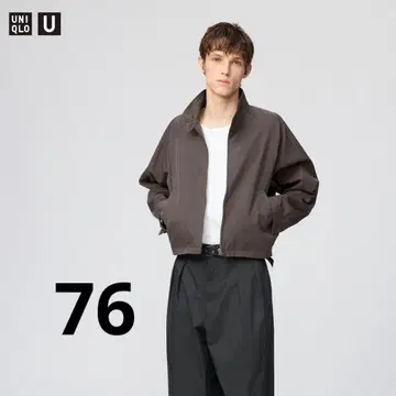 UNIQLO 유니클로U 턱 와이드 팬츠 W76 블랙