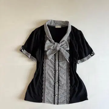 axex femme 리본 티셔츠 블라우스 헤이세이 갸루 발레코어