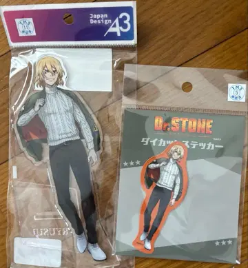 Dr.STONE 아크릴 스탠드 플라이트 자켓 나나미 류스이 스티커