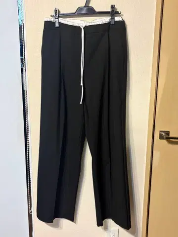 zara 레이어드 와이드 팬츠 이지 팬츠 블랙