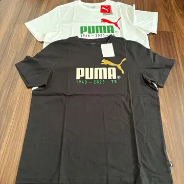 최종 가격 인하! PUMA 반팔 티셔츠 XXL 화이트 블랙 2장 세트