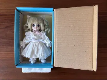 TAKARA 치비 고양이 비스크 인형 화이트