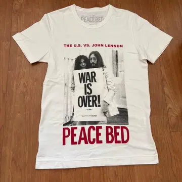 WAR IS OVER! 존 레논 오노 요코 티셔츠 S 사이즈