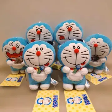 도라에몽 봉제 인형 포켓 뒤적뒤적Ver. 6점 묶음 판매