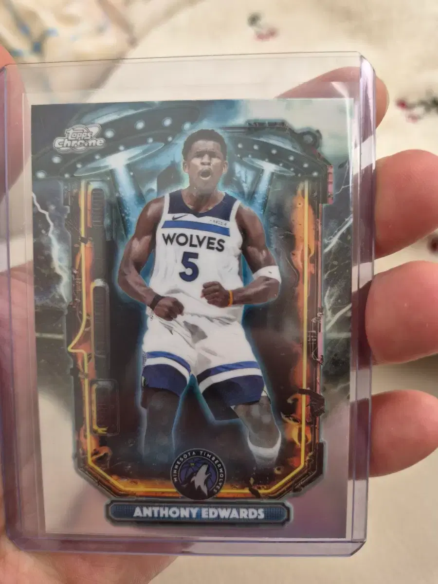 Topps Chrome Cosmic 앤서니 에드워즈 리플렉터