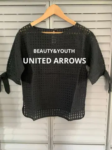 BEAUTY&YOUTH UNITED ARROWS 반팔 블라우스 블랙