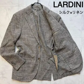 LARDINI 라르디니 실크 린넨 썸머 자켓 하운드투스 M