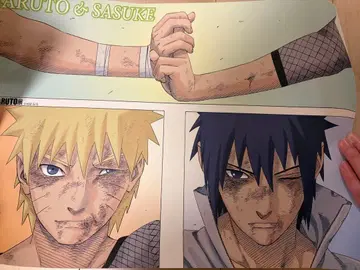 NARUTO 명장면 포스터 NARUTO전 나루토 사스케