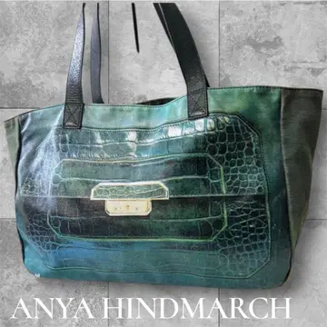 ANYA HINDMARCH 안야 힌드마치 토트백 악어 무늬