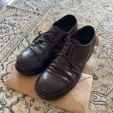 GUIDI 단화 CLASSIC DERBY 돈키 가죽 브라운
