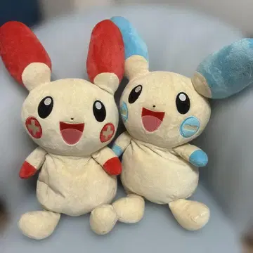 플러스르와 마이농 봉제 인형 세트 약 30cm