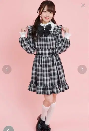 Secret Honey 허리 레이스업 원피스