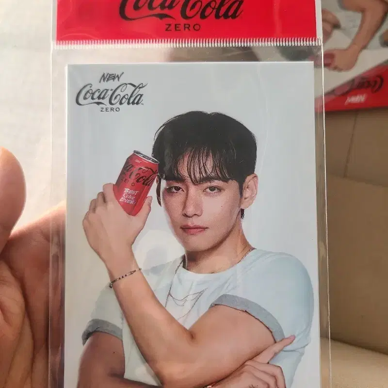 코카콜라 제로 BTS 뷔 포토엽서
