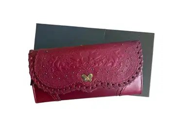 ANNA SUI 안나수이 장지갑 엠보 가마구치
