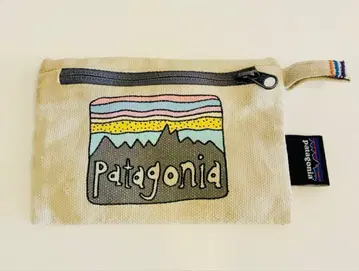 파타고니아 Patagonia 지퍼 파우치 코인 케이스 동전 지갑 미니