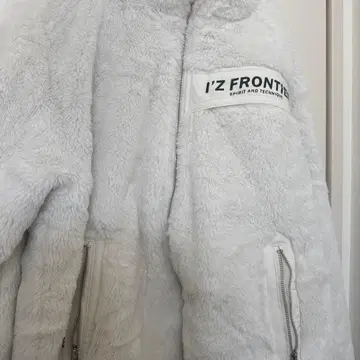 I'Z FRONTIER 플리스 자켓 LL 사이즈 화이트