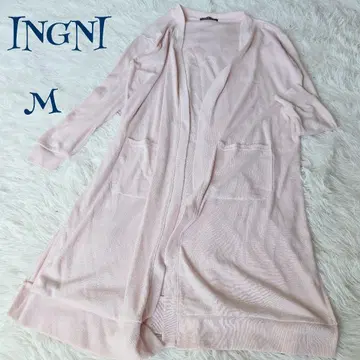 [잉그] 슬릿 롱 가디건 M 겉옷 더스티 컬러 냉방병 예방 초여름