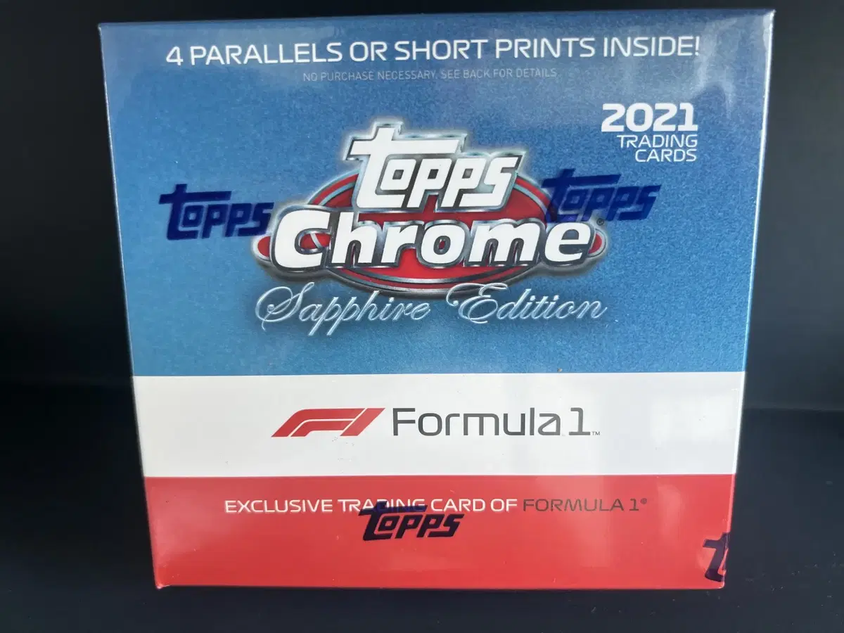 2021 TOPPS CHROME F1 SAPPHIRE BOX SEALED