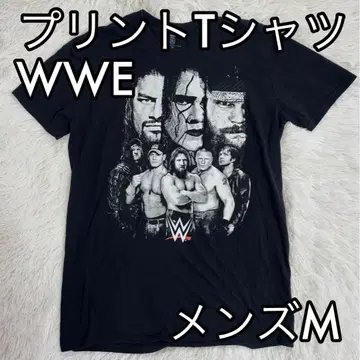[ 해외 구제 의류 ] WWE 프로레슬링 레트로 프린트 디자인 T셔츠 M
