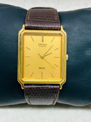 T8 ) 90년대 세이코 SEIKO 5Y31-5A30 SX 렉탱귤러