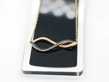 SWAROVSKI 스와로브스키 목걸이 크리스탈 큐빅 블루 계열
