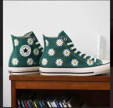 Converse All Star 하이컷 데이지 패턴