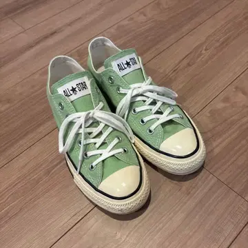 ALL STAR 그린 로우컷 스니커즈